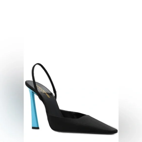 Saint Laurent Blade Slingback Pumps - Picture 3 of 5